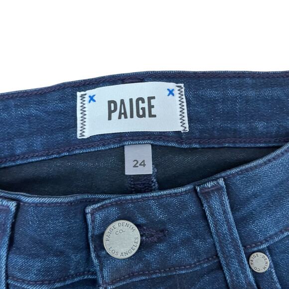 PAIGE Verdugo Ultra Skinny Jeans Dark Women’s Size 24 - Picture 5 of 7